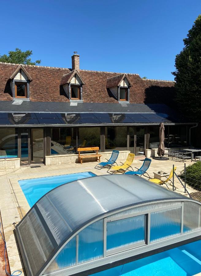 La Charmeraie : Gite De Charme, Piscine Et Spa Thésée Dış mekan fotoğraf